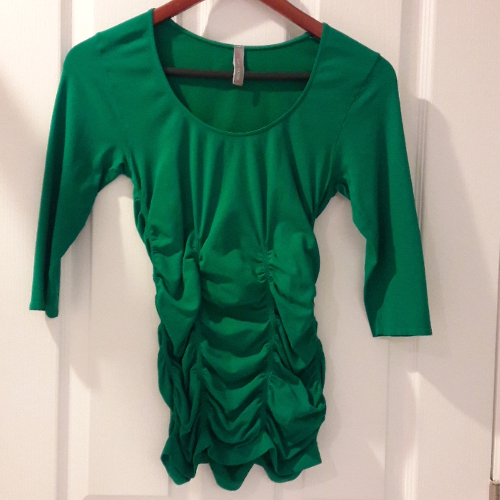 S/M Last Tango green top